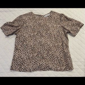 Animal print Abercrombie & Fitch top